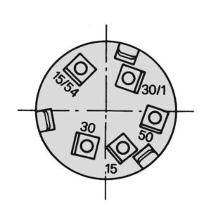 STANDARD 3-POSITION STARTER SWITCH - COBO - 1021254 - Image 6