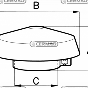 AIR PREFILTER CAP - CERMAG - 12150 - Image 3