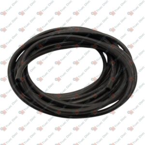 BLACK RUBBER FUEL PIPE DIAMETER 3x5.6 mm. IN 5 METER ROLL - CERMAG - 12439 - Image 1
