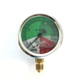 ISOMETRIC STAINLESS STEEL PRESSURE GAUGE 60 BAR DIAMETER 63 mm. 1/4 "CONNECTION - CERMAG - 26362 - Image 1