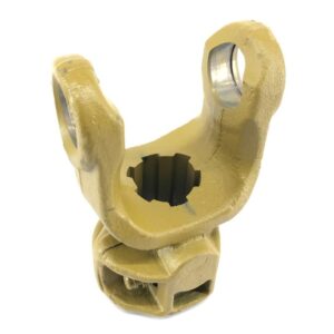 SPLINED FORK FOR CAT.4 CARDAN SHAFT WITH BUTTON - CERMAG - 30167 - Image 1