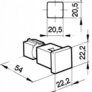 SQUARE POWER TAKE-OFF WARNING LIGHT - CERMAG - 35142 - Image 3
