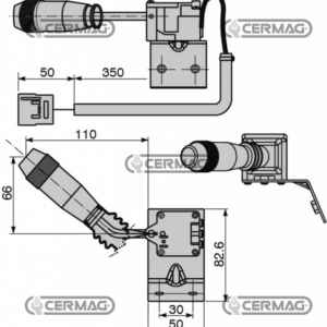 SAME TYPE LIGHT SWITCH 0.015.3822.4 - CERMAG - 37026 - Image 2