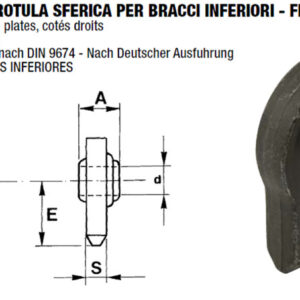 SUPPORT WITH PATELLA DIAMETER 28.3 mm. STRAIGHT HIPS - CERMAG - 50430 - Image 1