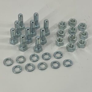SCREW M12x35 mm. STEEL WITH NUT AND WASHER - CERMAG - 55463 - Image 1