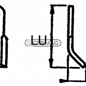 COLTELLO TRINCIA FORO DIAMETRO 16,5 TRINCIA PROCOMAS - CERMAG - 56334 - immagine 3