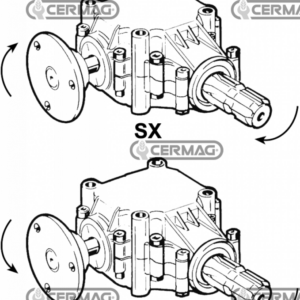 TRANSMISSION BOX RIGHT ROTATION ANGLE TRANSMISSION UNIT - CERMAG - 60582 - Image 3