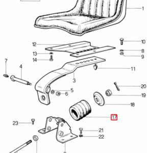 SEAT SPRING BELLOWS TYPE FIAT 561849 - SAME 0.150.7555.2 - CERMAG - 60841 - Image 2