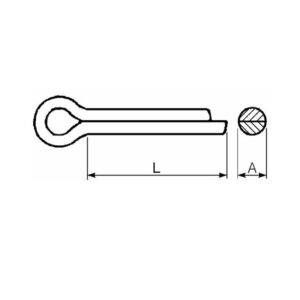 BENDING PIN DIAMETER 8x90 mm. - CERMAG - 61313 - Image 2
