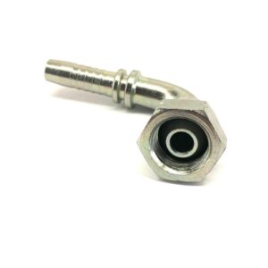 3/8" THREAD BEND FITTING FOR 1/4" DIAMETER TUBE = 6.4 mm. - CERMAG - 80138 - Image 1
