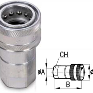 FEMALE QUICK COUPLING 1/2 "VALVE - CERMAG - 80356 - Image 1