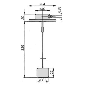 GALLEGGIANTE RISERVA GASOLIO - AFTERMARKET - 02050278 - immagine 2