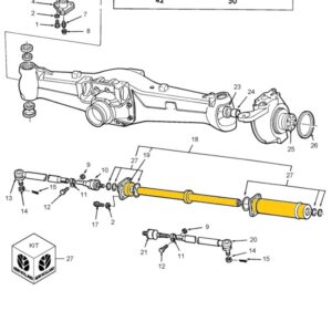 STEERING CYLINDER - AFTERMARKET - 1537617C1 - Image 1