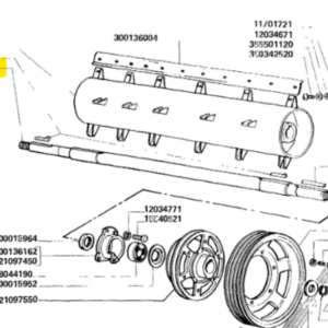 LAVERDA POST-THREADER SHAFT - AFTERMARKET - 300137963 - Image 1
