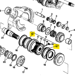 DYNASHIFT TRANSMISSION SYNCHRONIZER RING - AFTERMARKET - 3385866M1 - Image 2
