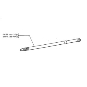 ALBERO FRIZIONE PRESA DI FORZA L=741 - AFTERMARKET - 563505 - immagine 1