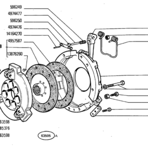 CENTRAL CLUTCH LEVER SPRING - AFTERMARKET - 596261 - Image 2