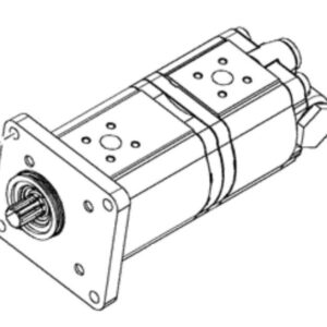 DOUBLE HYDRAULIC OIL PUMP - CNH ORIGINALE - 47456762 - Image 1