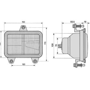 FARO ANTERIORE - CNH ORIGINALE - 5154453 - immagine 2