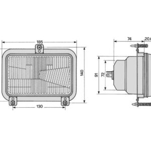 HEADLIGHT - CNH ORIGINALE - 5165824 - Image 2