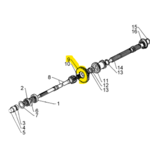 FAST REDUCED GEAR - GOLDONI - 00003571 - Image 1