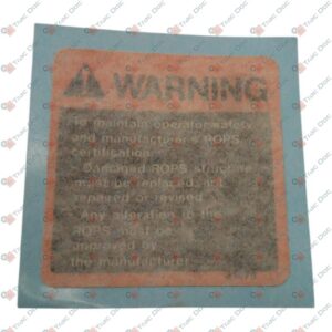 DECALCOMANIA WARNING - GOLDONI - 00031076 - Image 1