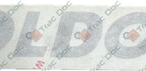 GOLDONI HOOD DECAL 220x30 mm. SILVER COLOR - GOLDONI - 00069720 - Image 1
