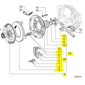 COMPLETE CLUTCH KIT - GOLDONI - 02020010 - Image 4