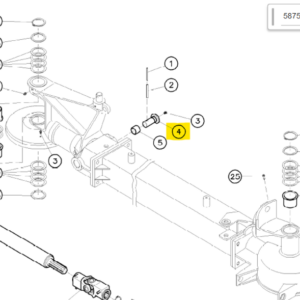 FRAME JOINT PIN - KUHN - 58757700 - Image 2