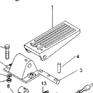 ACCELERATOR PEDAL SUPPORT - LANDINI - 3558242M1 - Image 2