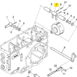 PTO ENGAGEMENT CONTROL FORK - LANDINI - 3696898M2 - Image 2