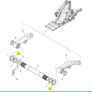 UPPER LIFT ARM SPACER - LANDINI - 4218953M1 - Image 2