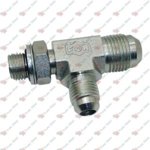 THREADED FITTING T-ADAPTER HYDRAULIC PIPE - LANDINI - 6638386A1 - Image 1