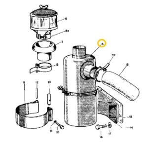 OIL BATH AIR FILTER WITHOUT PREFILTER - LANDINI - 976728M91 - Image 1
