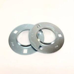 PAIR OF 3 HOLES FLANGES FOR BEARING YET205 Ø52 EXTERNAL - LAVERDA - LA340411404 - Image 1