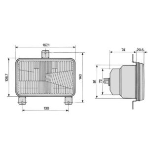 HEADLIGHT - MASSEY FERGUSON - 3713799M91 - Image 1