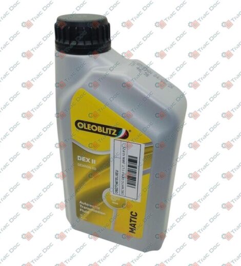 OLIO TRASMISSIONI E IDROGUIDA OLEOBLITZ MATIC DEX II ROSSO DA 1 LITRO - PETRONAS - 77467EL5EU