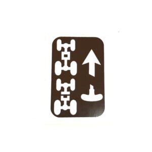 DOUBLE TRACTION ENGAGEMENT DECAL - AFTERMARKET - DEC0002 - Image 1