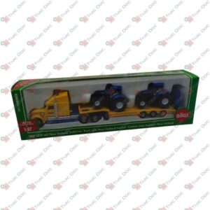SIKU 1805 1:87 SCALE TRUCK WITH 2 NEW HOLLAND TRACTORS - AFTERMARKET - Image 1