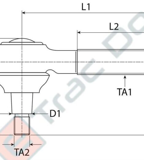 TESTINA STERZO M24x1,5 mm. DESTRA - AFTERMARKET