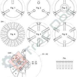 SPINGIDISCO FRIZIONE LUK 11' TIPO FIAT - CNH 84177326 - AFTERMARKET - immagine 1