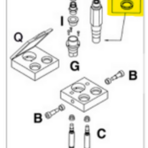 2FFNP12 GASKET MULTIFASTER QUICK CONNECTOR 1/2" - AFTERMARKET - Image 2