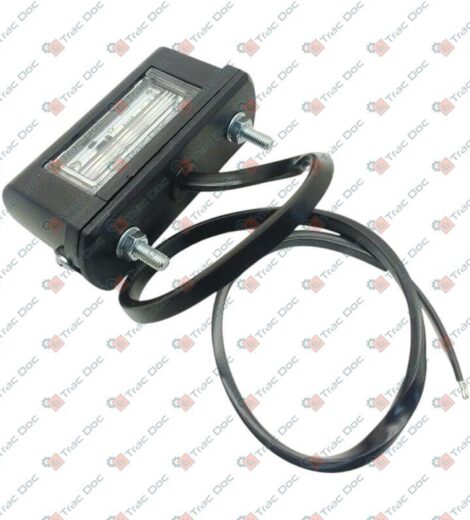 FANALINO LUCE TARGA STANDARD A LED 12-24 V. CON CAVO - AFTERMARKET