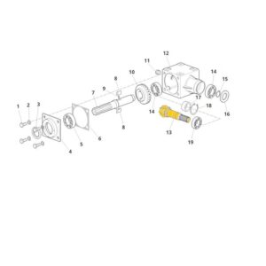 7-TOOTH BEVEL GEAR FOR ZANON TSM - TSS - TFL - TML MOWER BOX - ZANON - 5120013 - Image 1