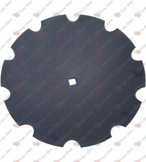 DISCO FRANGIZOLLE DENTATO DIAMETRO 610 FORO QUADRO 31 mm. - AMA RICAMBI - CPD24Q31T